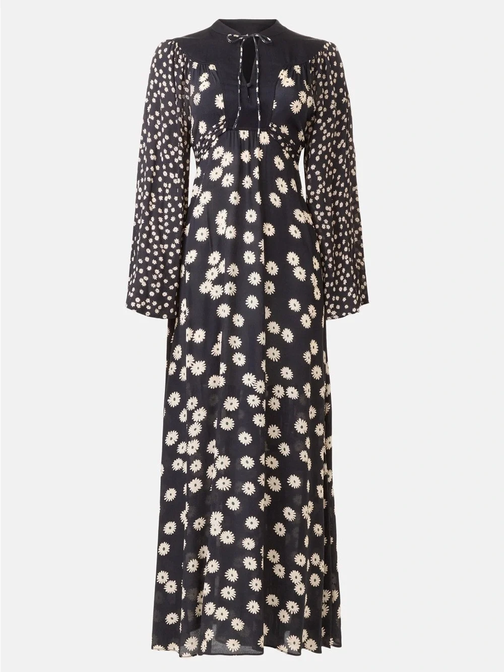 Rixo Anela Tie Neck Dress